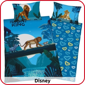 Duvetanzug «König der Löwen» 160 x 210 cm + Pfulmenanzug 65 x 100 cm, Disney