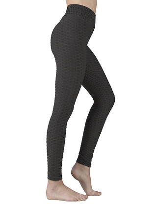 Leggings Anti-Cellulite, Push-up, Shaping, dunkelgrau
