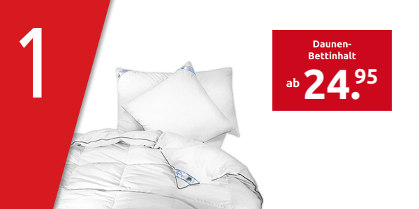 Daunen-Bettinhalt