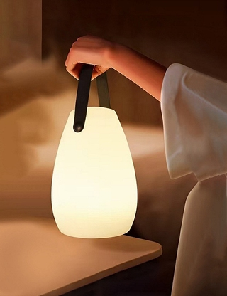 Tischlampe LED, 7 Farben, Ø 8,5 cm