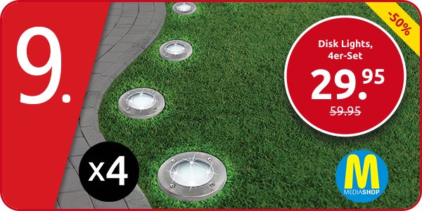 Disk Lights, 4er-Set