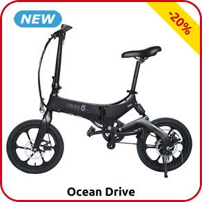 Klappbares Elektro-Velo, Ocean Drive E-Bike «Ora», 25 km/h
