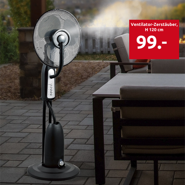 Ventilator-Zerstäuber, H 120 cm