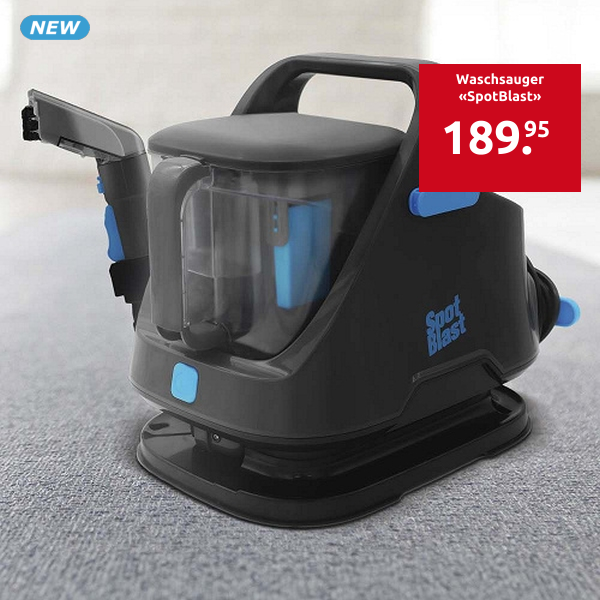LIVINGTON Waschsauger «SpotBlast», tragbar, 650 W