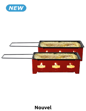 Raclette-Grill «CH Kreuz», mit Rechaud-Kerzen