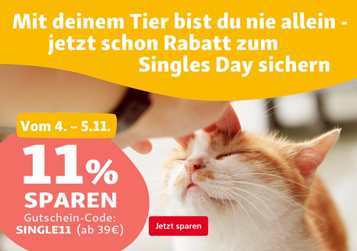 Jetzt Singlesday-Rabatt sichern