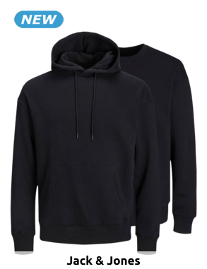 JACK & JONES Ensemble Sweat & Pullover, 2er-Pack, schwarz