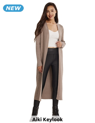 Lange Jacke «Joe», taupe