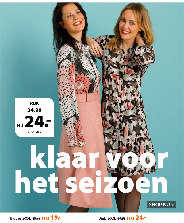 Klaar voor het seizoen? Shop deze mooie trendy dameskleding!