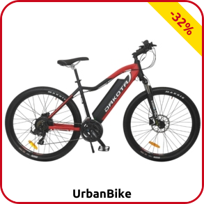 UrbanBike Elektrovelo «Dakota», rot