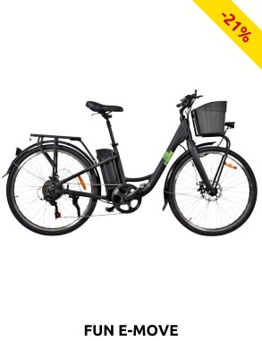 Fun E-Move Elektrovelo City «XT1», 6 Gänge