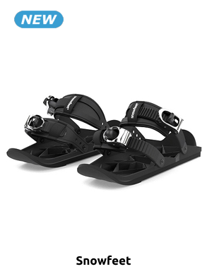 Mini-Skis «Snowfeet», zum Skiskaten