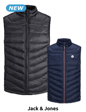 Jack & Jones Steppgilet, schwarz