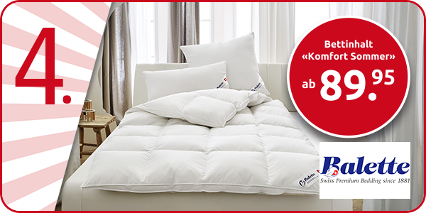 Bettinhalt «Komfort Sommer»