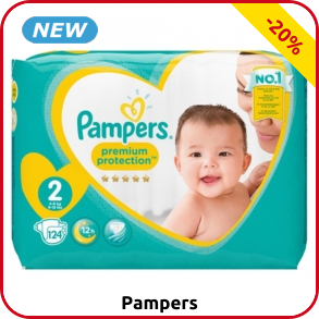 Pampers Gr. 2 Windeln «Premium Protection», 124 Stück