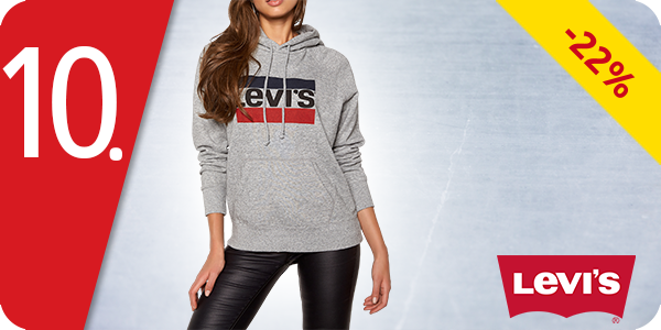 Levi's Damen-Hoodie, grau