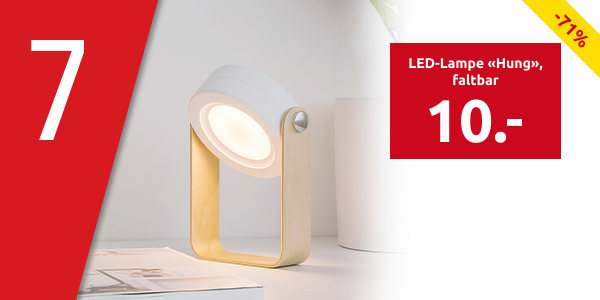 LED-Lampe «Hung», faltbar