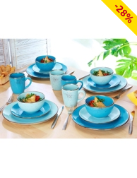 Kombiservice «Blue» für 4 Personen, 16-teilig