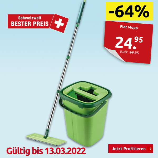 Flat Mopp, 2-Kammer-Eimer