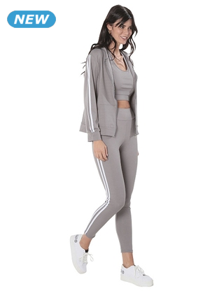 Sport-Ensemble, 3-teilig, grau