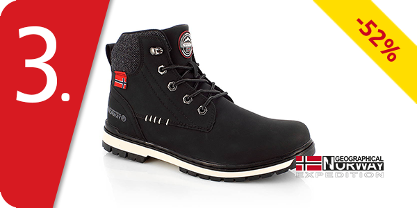 Geographical Norway, Herren-Stiefeletten, schwarz
