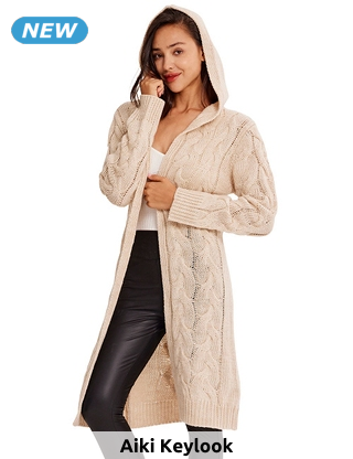 Lange Strickjacke «Aure»