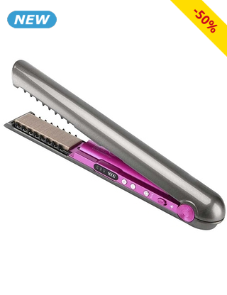 Kabelloser Haarglätter, mit Ladestation