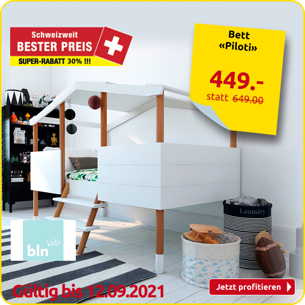 Bett «Piloti», 90 x 200 cm