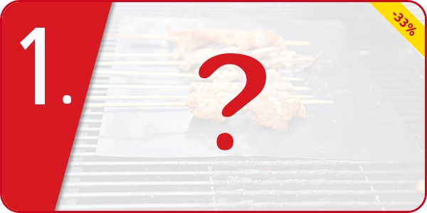 Grillteppich «Grill Mat», 5 Stück