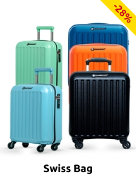 Swiss Bag Koffer «Trolley Cabine Easyjet», H 36 cm, 32 l, light, hellblau