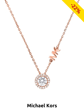 Michael Kors, Collier roségold mit Zirkon