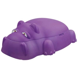 Kinder Sandkasten "Hippo" Kunststoff 98 x 71 x 33,5 cm lila