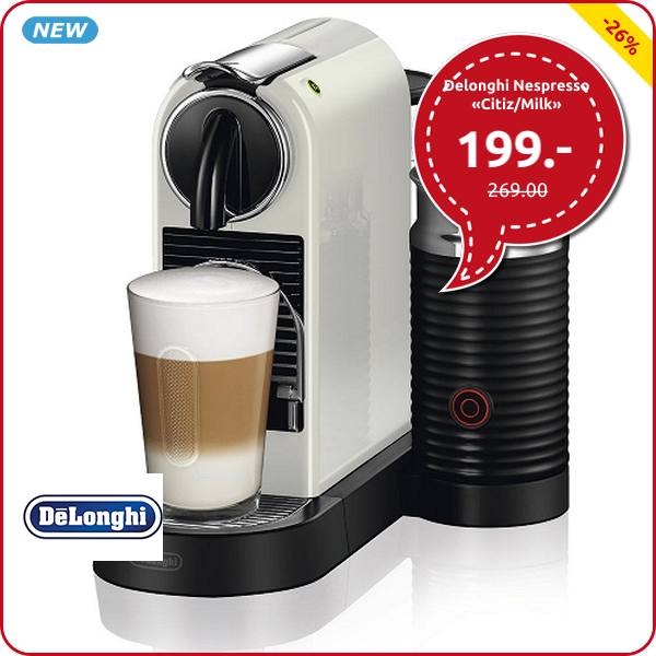 Delonghi Nespresso «Citiz/Milk» «Citiz/Milk», weiss
