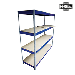 INDUSTRIAL Stellingkast Heavy Duty 196x200x60 cm blauw/grijs | HORNBACH