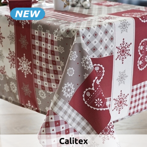 Calitex Tischdecke «Benicia», 150 x 250 cm, rot