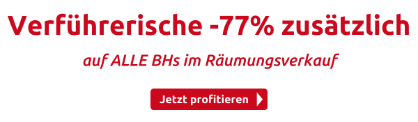 Verführerische -77% zusätzlich