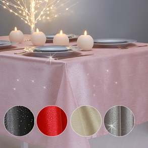 Tischdecke «Silk», elfenbein