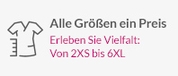 Alle Größen ein Preis