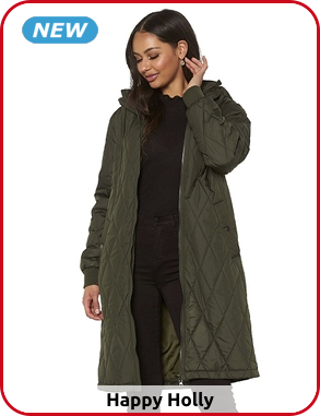 Mantel Happy Holly, grün