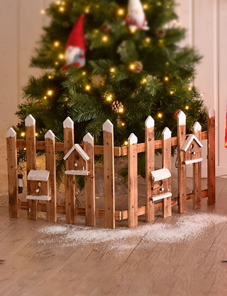 Deko-Zaun, 30 LED, B 100 cm