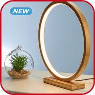 Lampe LED «Aero» aus Bambus