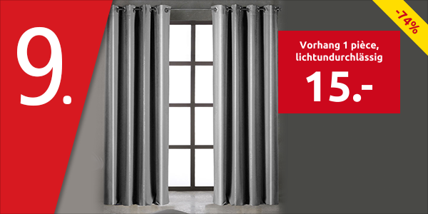 Vorhang 1 pièce, lichtundurchlässig, silber