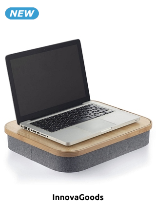 InnovaGoods Ablage für Laptop mit Aufbewahrungsfach