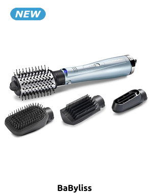 BaByliss Rotationsbürste «Smooth & Shape Hydro Fusion», 4 Aufsätze