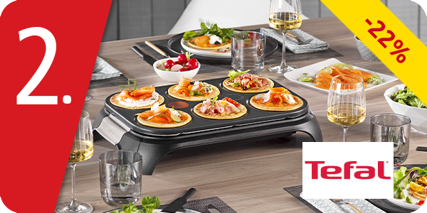Tefal Crêpe Party, 6 Personen