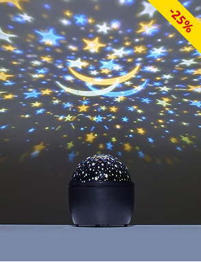 LED-Nachtlicht-Kaleidoskop, 4 Motive