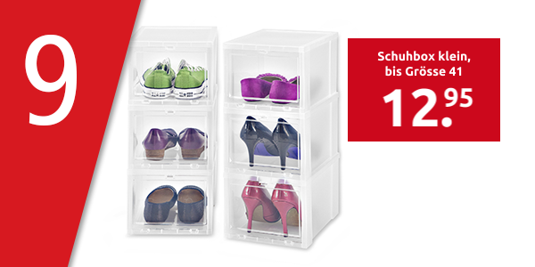 Schuhbox klein, bis Grösse 41