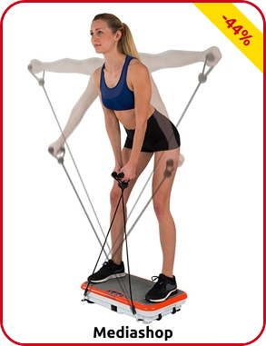 Vibroshaper Vibrationsplatte mit Zubehör