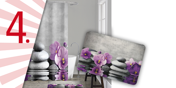 Badteppich «Flora», 50 x 75 cm