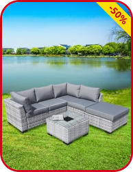 Gartenset «Festy», 4-teilig